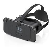 Casque VR pour Nintendo Switch 2 (2025), Switch 2 Lunettes de réalité virtuelle VR avec lentilles HD réglables et Sangle de tête Confortable, kit Labo VR pour Accessoires Switch 2, Noir