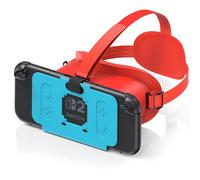 Casque VR pour Nintendo Switch 2 (2025), Switch 2 Lunettes de réalité virtuelle VR avec lentilles HD réglables et Sangle de tête Confortable, Lunettes 3D Virtual Boy pour Accessoires Switch 2, Orange
