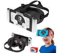 Casque VR pour Nintendo Switch, casque de réalité virtuelle pour console Switch OLED pour jeux 3D pour adultes et enfants pour Labo VR, noir