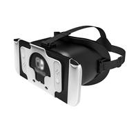 Casque VR pour Nintendo Switch OLED & Switch - Lentilles HD Réglables & Bandeau, Lunettes 3D Confortables pour Zelda, Mario Odyssey, Smash Bros en VR (Blanc)