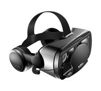 Casque VR Téléphone 3D Lentilles Classiques Câble Audio Jack 3.5mm Intégré, Noir