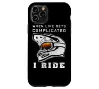 Casque VTT avec Lunettes de Descente pour VTT électrique Coque pour iPhone 11 Pro