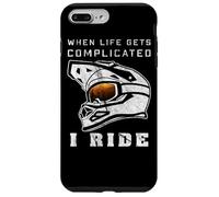 Casque VTT avec Lunettes de Descente pour VTT électrique Coque pour iPhone 7 Plus/8 Plus