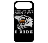 Casque VTT avec Lunettes de Descente pour VTT électrique Coque pour iPhone Air