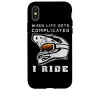 Casque VTT avec Lunettes de Descente pour VTT électrique Coque pour iPhone X/XS