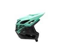 Casque vtt fox dropframe pro kairos turquoise