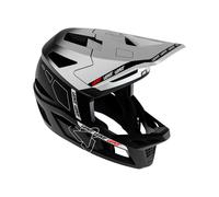 Casque VTT LEATT Gravity 6.0 Carbon 22 Ouvertures Blanc/Noir S/M/L/XL