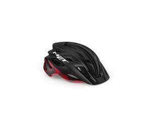 Casque VTT MET Veleno noir rouge mat/brillant M (56-58)
