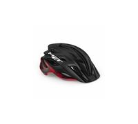 Casque VTT MET Veleno noir rouge mat/brillant S (52-56)