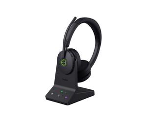 Casque Yealink WH68 UC Binaural Noir, Bluetooth 5.3, ANC, DECT, USB-C, Microphone Boom 6 Micros, Autonomie 16h, Arceau, Réponse en Fréquence 20-20000Hz
