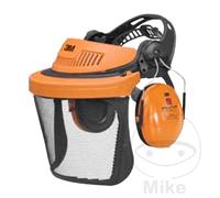 Casques antibruit avec écran facial compatible avec AUDITIVA G500 CON VISERA RED