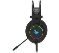 Casques avec Micro Gaming CoolBox DG-AUR-01 Noir Noir G