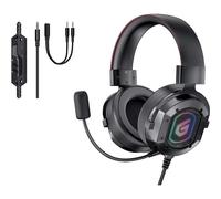 Casques avec Microphone Conceptronic ATHAN03B Noir