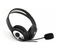 CoolBox Casques avec microphone COO-AUM-01 Noir Argenté