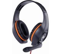 Gembird GHS-05-O Micro-casque supra-auriculaire filaire Stereo noir, orange volume réglable Gaming