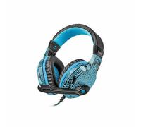 Casques avec Microphone Natec Fury Hellcat Bleu Noir