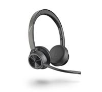 Poly Micro-casque Voyager 4320 UC sur-oreille Bluetooth avec dongle USB-A, certifié Zoom