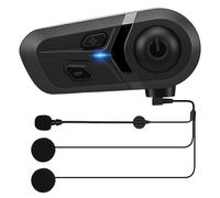 Casques Bluetooth Moto avec Assistant Vocal, Écouteur Bluetooth, Kit Bluetooth Casque Moto pour Écouter Musique, GPS, Appels, Réduction du Bruit DSP/CVC, Haut-Parleur HiFi 40mm, Étanche IP67