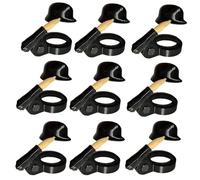Casques de Bière Soldier Salute, Capsules de Bière Décoratives Amusantes, Réutilisables, Anti-Poussière, Anti-Insect, pour Barbecue, Fête, Bar, Vétérans, Passionnés de l'armée (9-black)