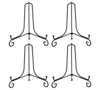 Casques de de visualisation, chevalet en métal de 4 pièces de support de d'affichage d'affichage, supports de plaques décoratives en métal, support d'image de table de 12,7 cm