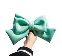 Casques De Décoration Bowknot Adhésif Grand Ornement Décoration Moteur Patchs Mode Casques Cheveux