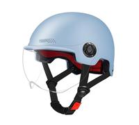Casques De Moto À Visage Ouvert - Casques avec Visière, Casqus De Vélo avec Visière | Casque De Vlo Adulte | Dureté 2H, Amovible | Casque De Vélo Électrique Réglable | Protecteur De Tête