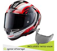 Alpinestars Supertech S-R10 Team, casque intégral L Noir/Rouge/Blanc Noir/Rouge/Blanc