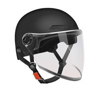 Casques de Moto, Demi-Casque rétro, 27x22x15cm / 10.63x8.66x5,91 Pouces, Casque de sécurité de Scooter, équipement de Conduite Protecteur, Boucle à libération Rapide, pour la navettage Quotidien