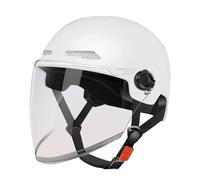 Casques de Moto, Demi-Casque rétro, 27x22x15cm / 10.63x8.66x5,91 Pouces, Casque de sécurité de Scooter, équipement de Conduite Protecteur, Boucle à libération Rapide, pour la navettage Quotidien