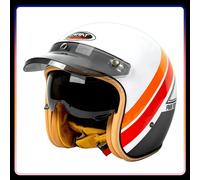 Casques de moto semi-ouvert rétro quatre saisons hommes femmes DOT ECE casques ouverts Cascos Para Motos 3/4 demi-casque ouvert TYPE A