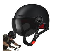 Casques De Vélo avec Visière, Casques De Vélo pour Adultes Résistants Aux Chocs, Dureté 2H, Casque De Véllo Léger avec Pare-Soleil Amovible, Caasques De Skateboard pour Adultes, Caasques De