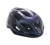 Casques de vélo pour femmes et hommes Accessoires de cyclisme Sports de plein air Casque de vélo Violet Noir 22 x 28,5 x 14 cm