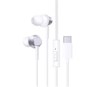 Casques d'écoute filaires de type C - Baseus Encok CZ11 (A0016434300213-Z1) - Blanc lune