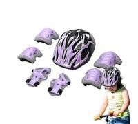 Casques et coussinets pour enfants, ensembles de casques et de genouillères pour tout-petits | Genouillères et coudières réglables pour enfants Ensemble casques de vélo pour tout-petits - Casques de