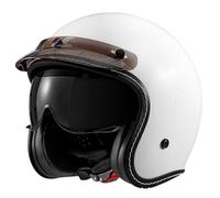 Casques Jet Moto Vintage Casques Bols avec Visière Adultes Demi Casque Moto Vélo Scooter Chopper Homologué DOTECE Casque Mobylette pour Homme Et Femme 6,XL:61-62CM