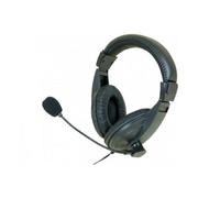 Casques & micro GENERIQUE Casque-micro Stéréro Jack 3.5mm - Noir