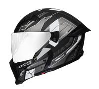 Casques Modulables Moto DOTECE Homologué 3/4 Casque Combiné Homme Femme Casque Scooter Racing Casque Intégraux avec Visière Casque Moto Modulable 3,XXL:63-64CM