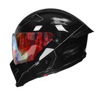 Casques Modulables Moto DOTECE Homologué 3/4 Casque Combiné Homme Femme Casque Scooter Racing Casque Intégraux avec Visière Casque Moto Modulable 20,L:59-60CM