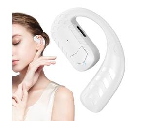 Casques mono sans fil : écouteurs ultra légers à une seule oreille, écouteurs pour conduire avec temps de conversation prolongé, ajustement confortable avec réduction du bruit | Dispositif M