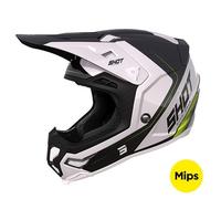 Casques moto cross SHOT RACE GEAR Core Fast Black Pearly L