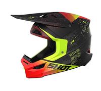 Casques Moto Cross SHOT RACE GEAR Furious Matrix Red Matt