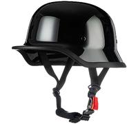 Casques Vintage À Face Ouverte, Demi Visage Casque De Moto, À L'allemande Casques Bols, pour Femme Homme, ECE Homologué, avec Pare-Soleil Et Doublure Intérieure Amovible 8,XXL