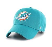 Casquette 47 Brand NFL Miami Dolphins CLEAN UP Basecap Logo Broderie Strapback