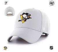 47 Brand Casquette NHL Pittsburgh Penguins MVP Gris
