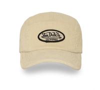 Casquette 5 panneaux - VON DUTCH - Velvet - Velours côtelé - Beige - Visière arrondie 1