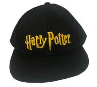 Casquette 5 Pannel brodÃ©e enfant Warner Bros. Discovery Harry Potter Noir 54/58 cm