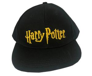 Casquette 5 Pannel brodÃ©e enfant Warner Bros. Discovery Harry Potter Noir 54/58 cm