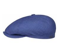 Casquette 6 Panel Houndstooth Golf by Stetson bleu S (54-55 cm)