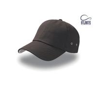 Casquette 6 panneaux ACTION - ATLANTIS - Mixte - Marron - 100% serge de coton