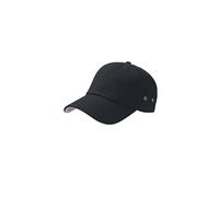 - Casquette 6 panneaux ACTION - Mixte (Taille unique) (Noir) - UTAB165